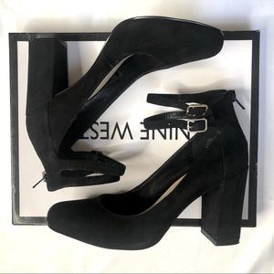 Nine West Suede Block Heels